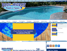 Tablet Screenshot of lakelandpoolcleaningservices.com